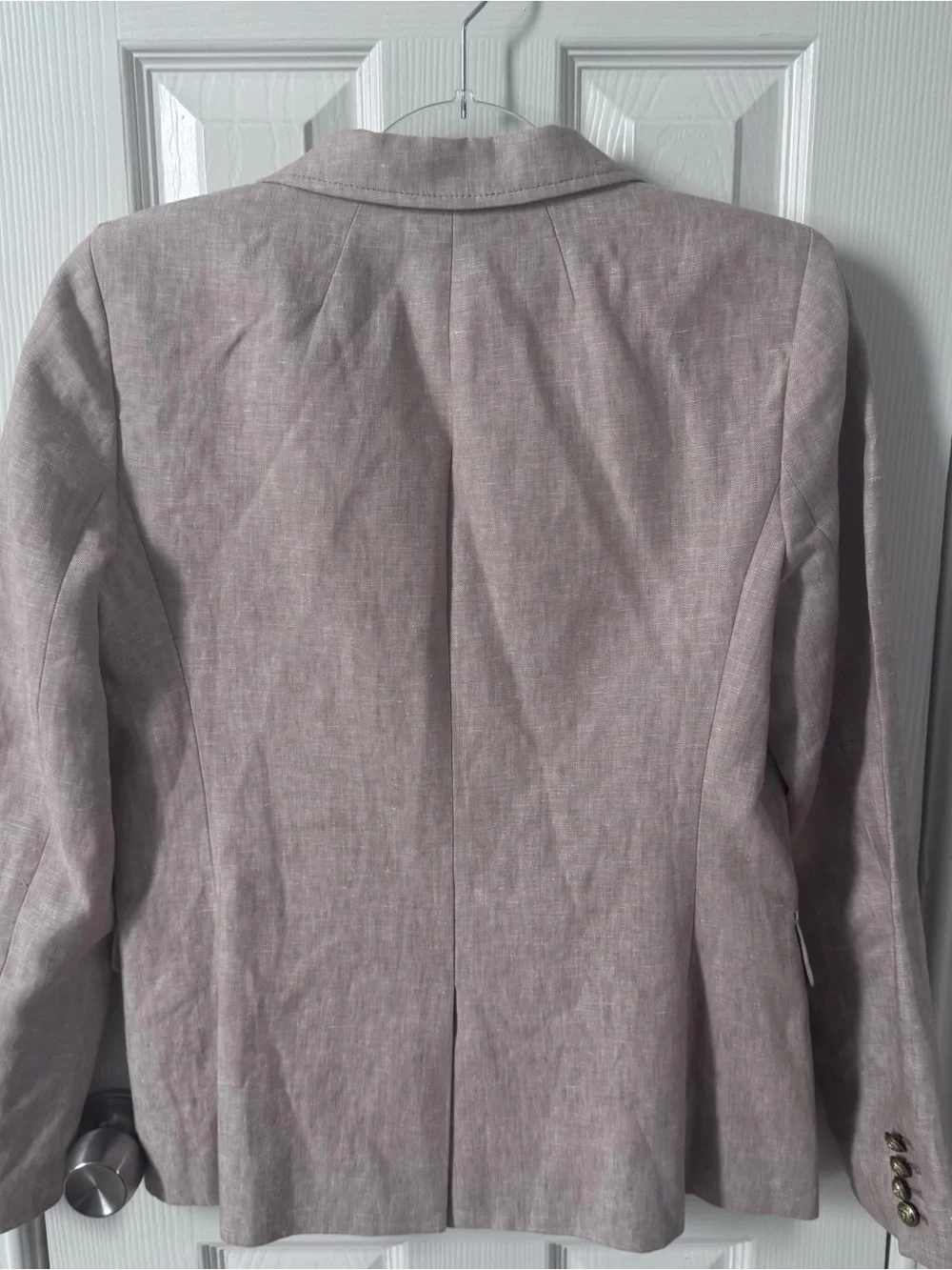 J.Crew Women’s Rhodes Blazer Beige Linen Business Casual Academia Preppy Sz 6